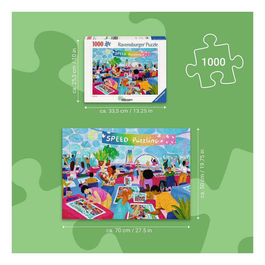 Ravensburger - – speed puzzling – legpuzzel – 1000 stukjes