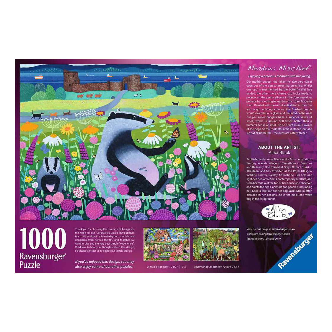 Ravensburger - – weidevrienden – legpuzzel – 1000 stukjes