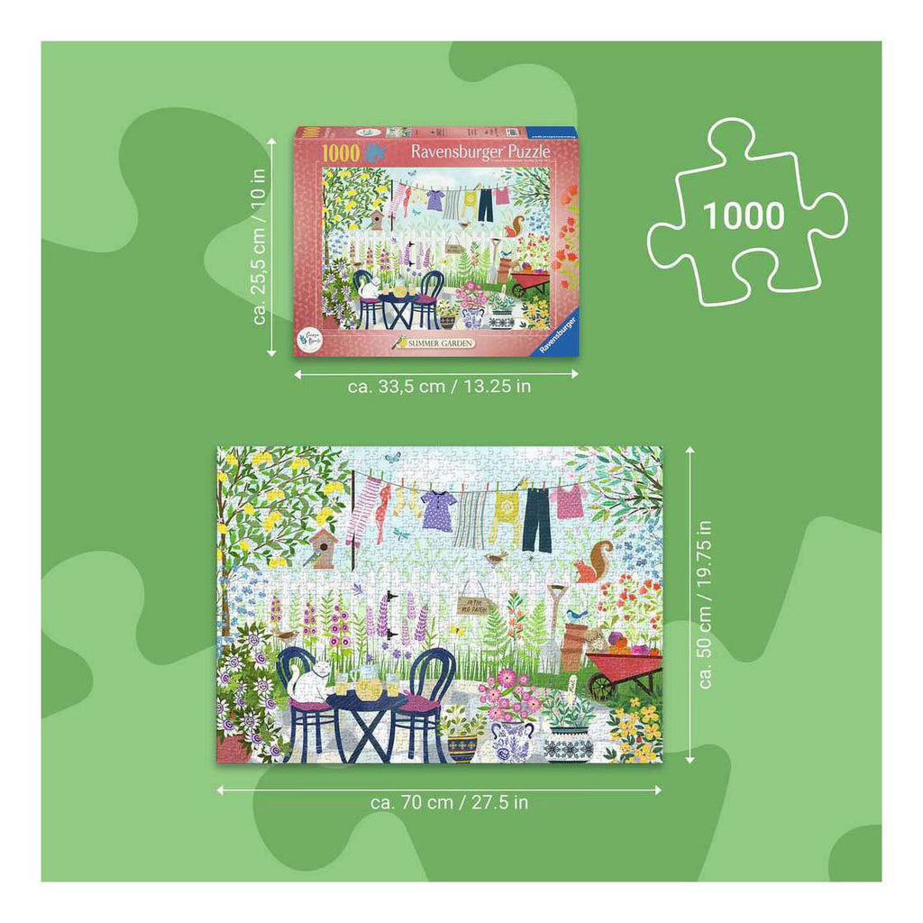 Ravensburger - – zomertuin – legpuzzel – 1000 stukjes
