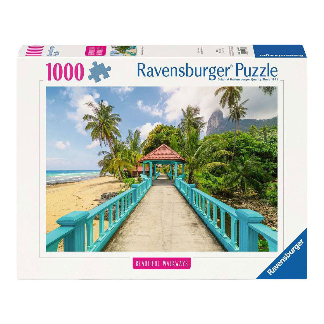 Ravensburger legpuzzel colorful bridge in malaysia - 1000st.