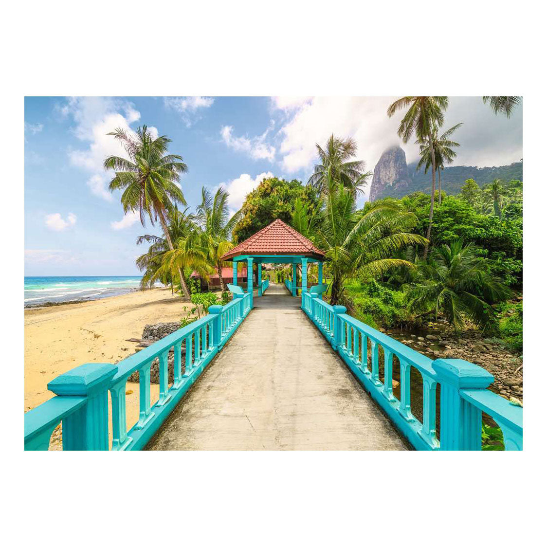 Ravensburger legpuzzel colorful bridge in malaysia - 1000st.