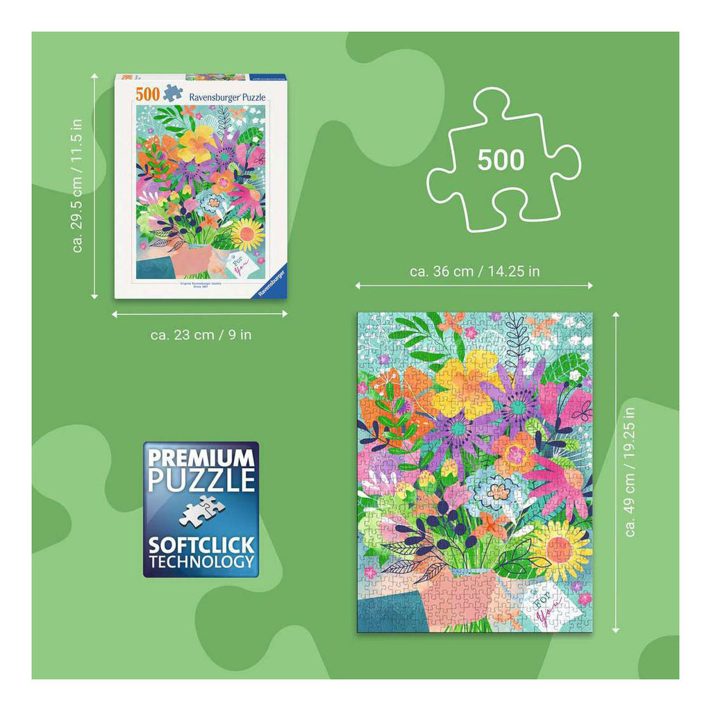 Ravensburger - – bloemen voor jou – legpuzzel – 500 stukjes