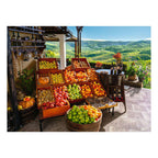 Ravensburger - – groente- en fruitmarkt kroatië – legpuzzel – 500 stukjes