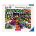 Ravensburger - legpuzzel flower market france - 500st.