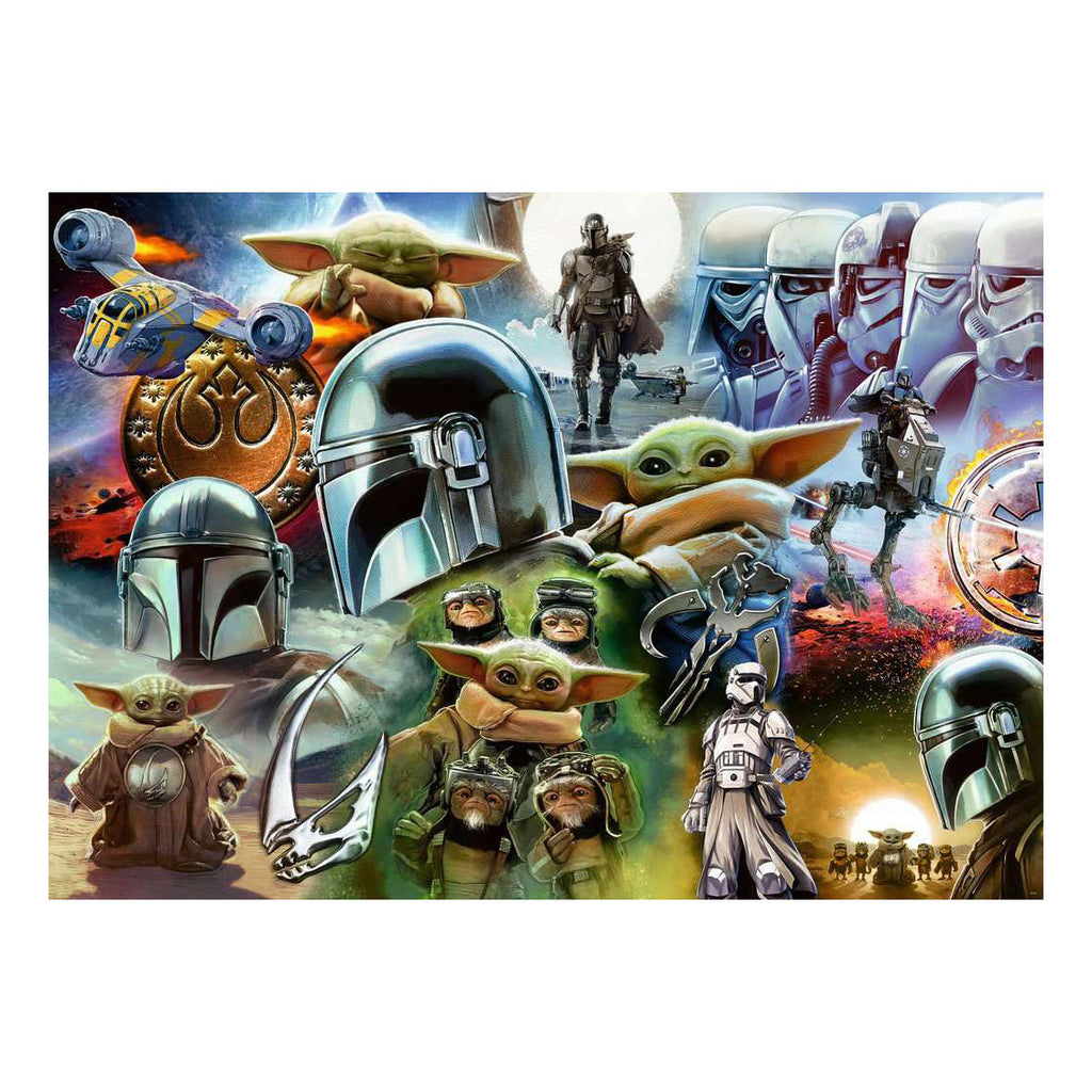 Ravensburger - legpuzzel the mandalorian and grogu - 1000st.