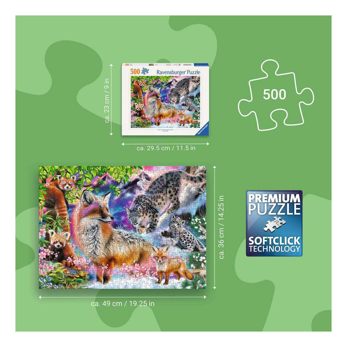Ravensburger - – himalayan harmony – legpuzzel – 500 stukjes
