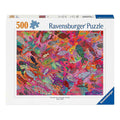 Ravensburger - legpuzzel fish in fuchsia - 500st.