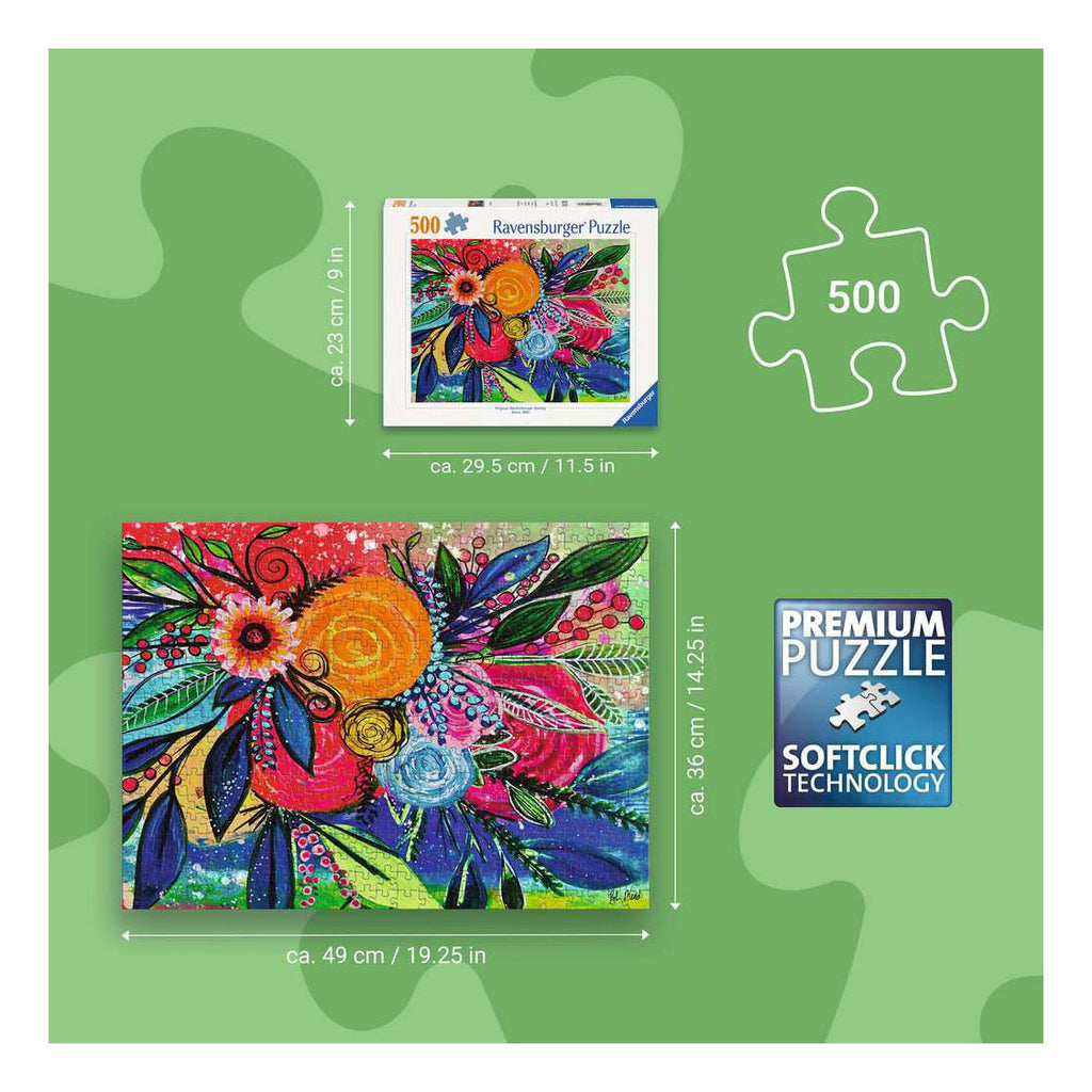Ravensburger - – kleurenexplosie – legpuzzel – 500 stukjes