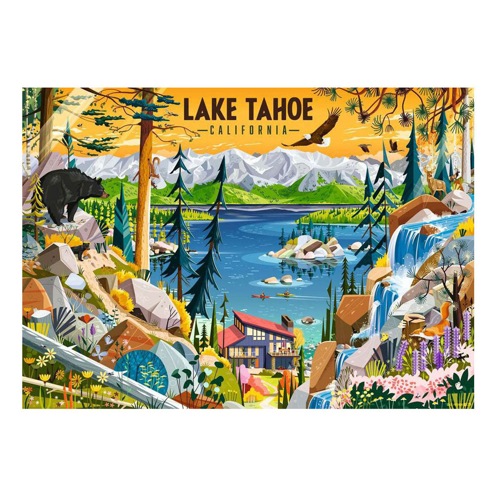 Ravensburger - – sacred lake tahoe – legpuzzel – 1000 stukjes