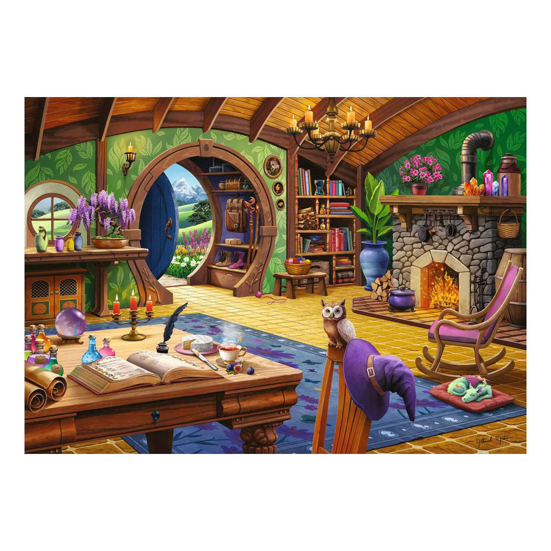 Ravensburger - – charmed cottage – legpuzzel – 1000 stukjes