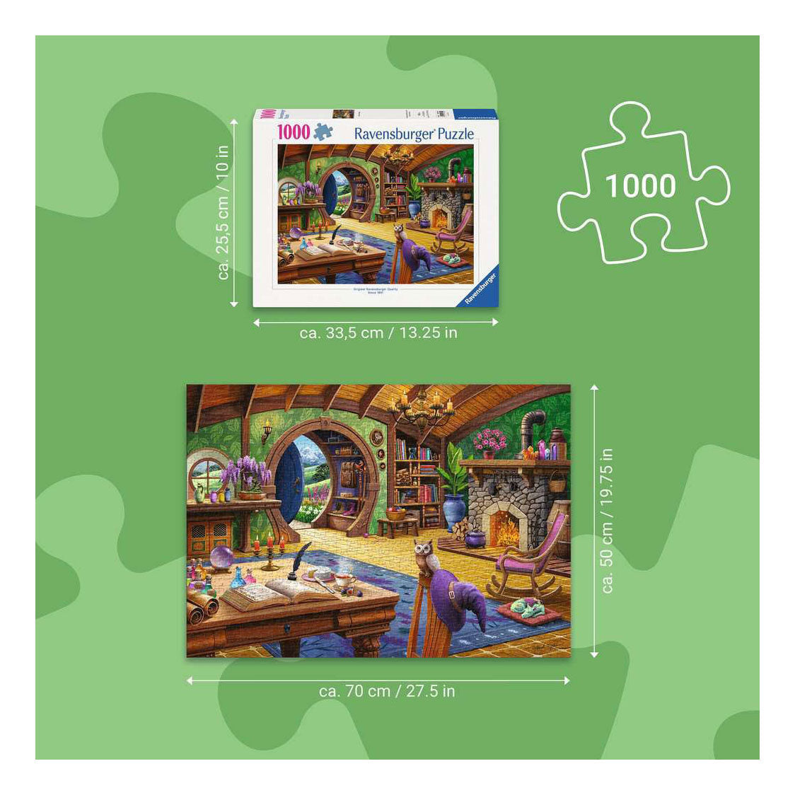 Ravensburger - – charmed cottage – legpuzzel – 1000 stukjes