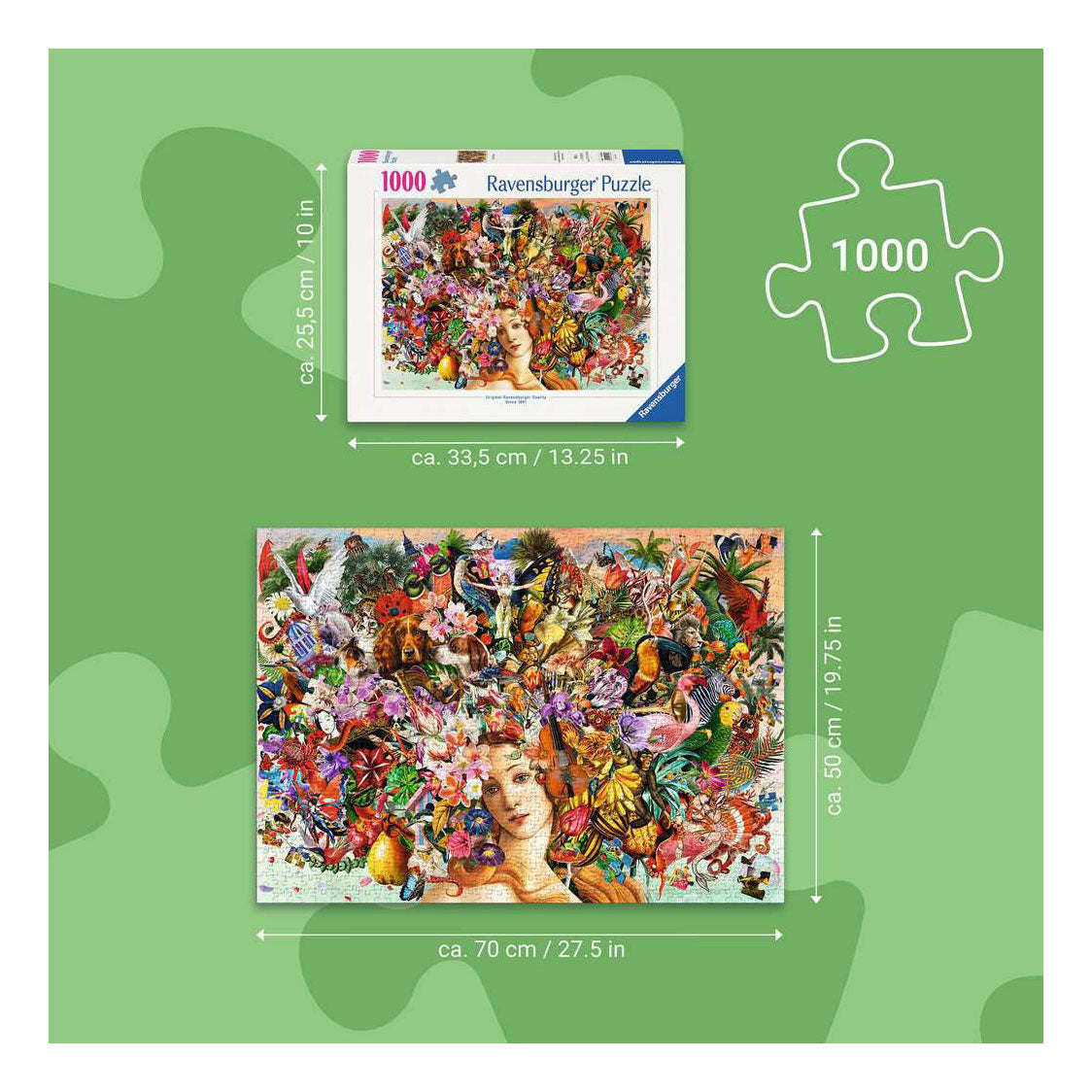 Ravensburger - – creatieve gedachten – legpuzzel – 1000 stukjes