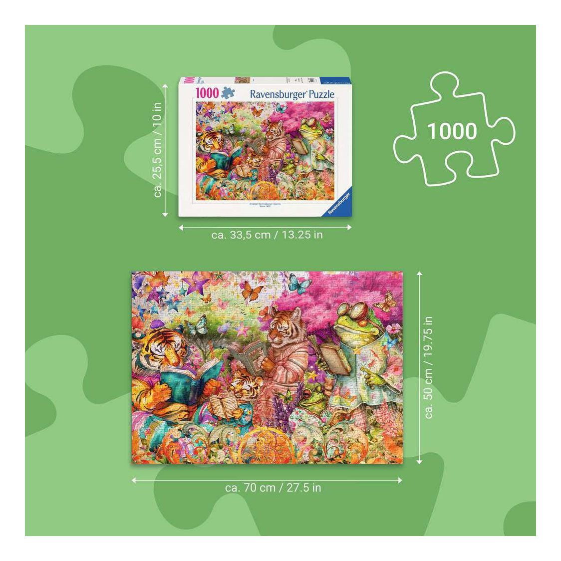 Ravensburger – book club – legpuzzel – 1000 stukjes