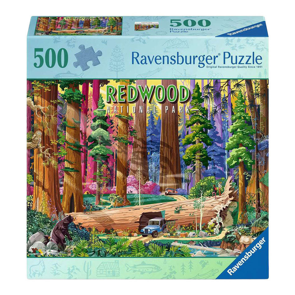 Ravensburger - legpuzzel redwood national park - 500st.