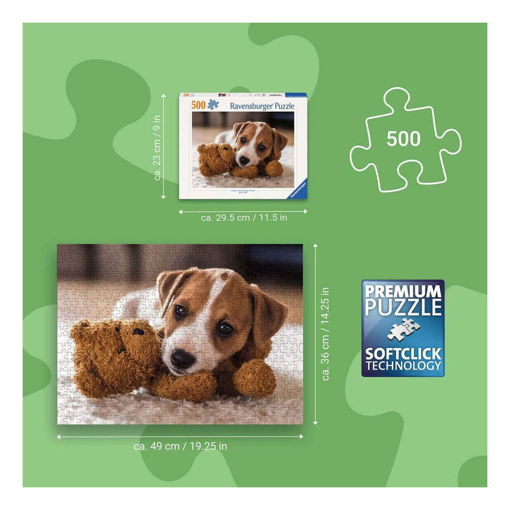 Ravensburger – cuddly buddies – legpuzzel – 500 stukjes