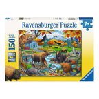 Ravensburger legpuzzel wildlife gathering - 150 xxl st.