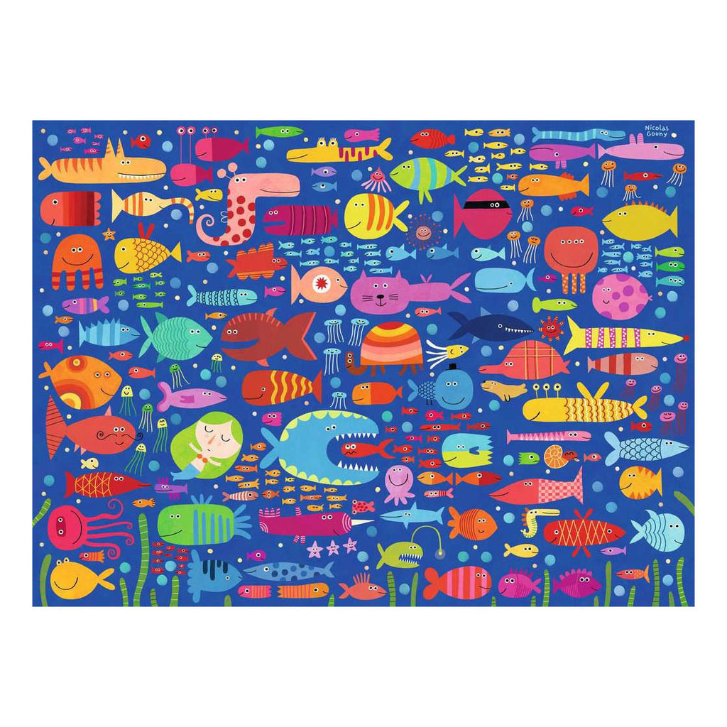 Ravensburger - – funny fish friends – kinderpuzzel – 100 xxl stukjes