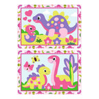 Ravensburger creart schilderen op nummer - kleurrijke dino's