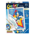 Ravensburger - creart schilderen op nummer - speedy sonic