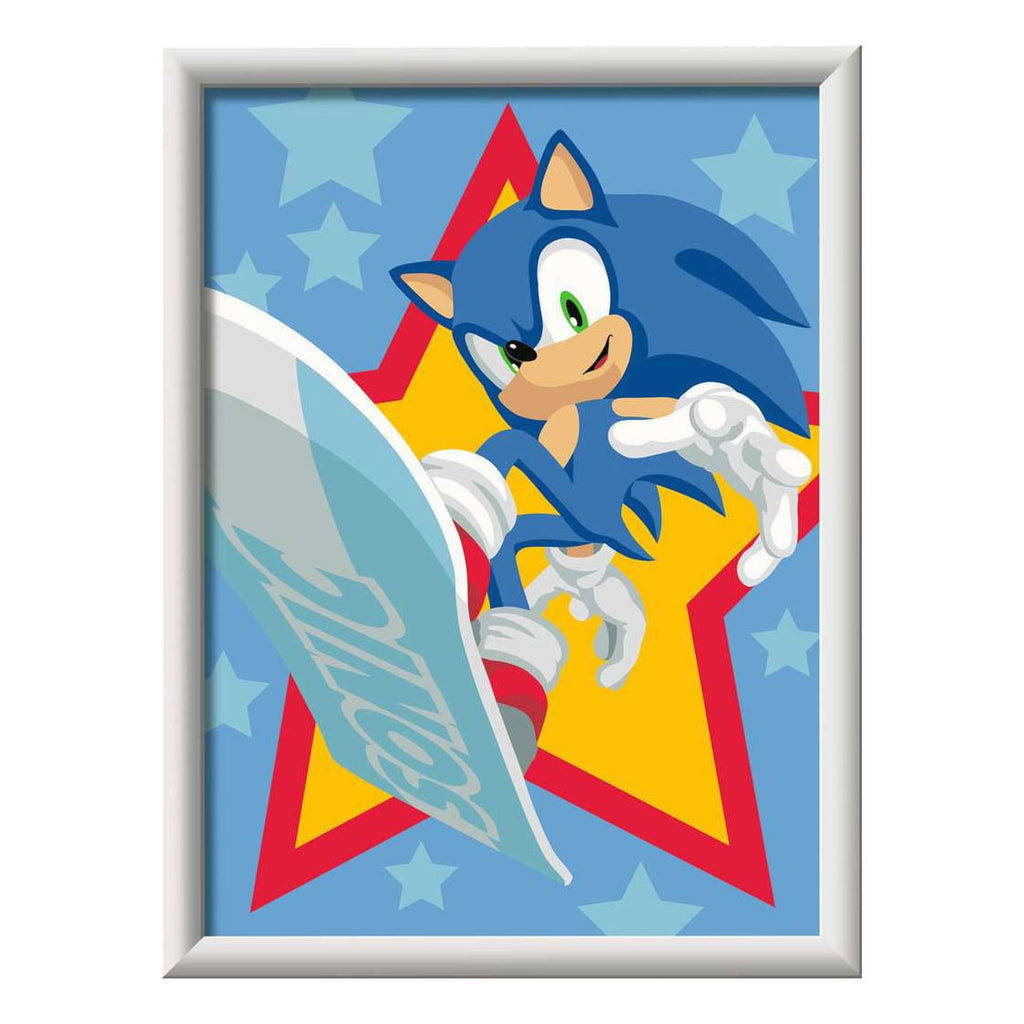 Ravensburger - creart schilderen op nummer - speedy sonic