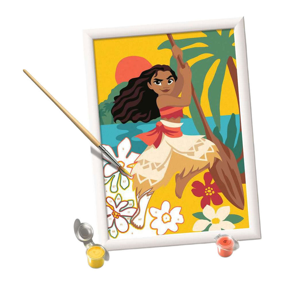 Ravensburger creart schilderen op nummer - vaiana's avonturen