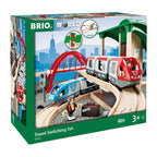 BRIO - BRIO treinset met perron en twee treinen - 42dlg.