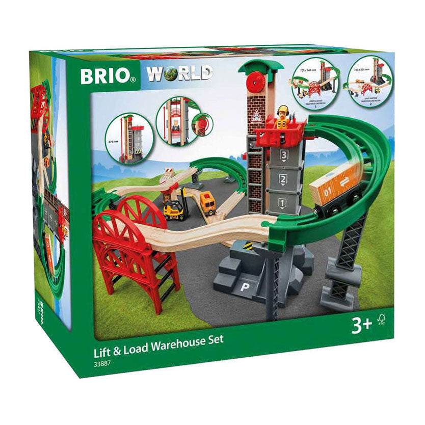 BRIO - BRIO hijs- en laadwarenhuis - 32dlg.