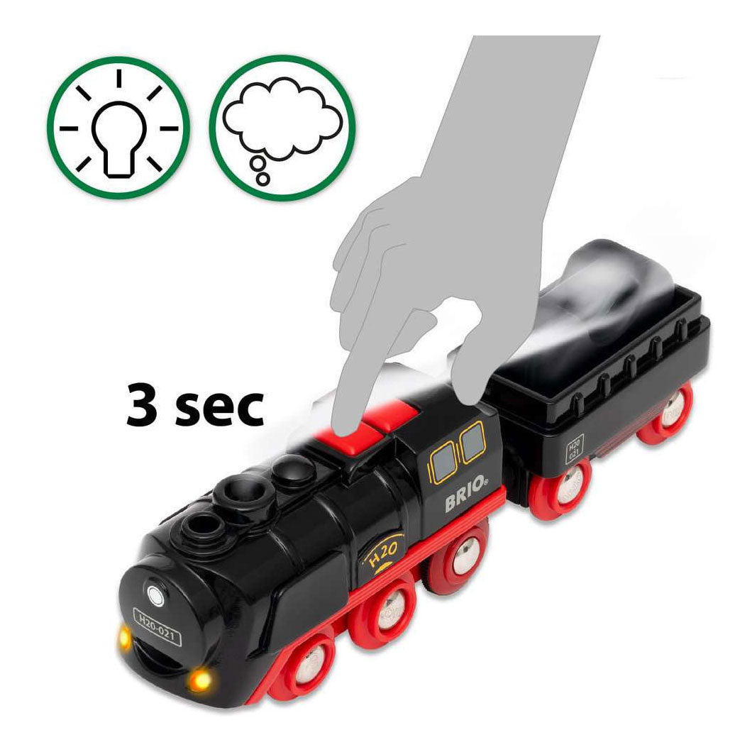 BRIO - BRIO stoomtrein met stoomfunctie