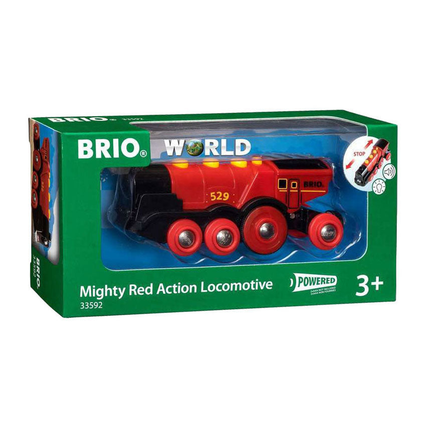 BRIO - BRIO rode locomotief op batterijen