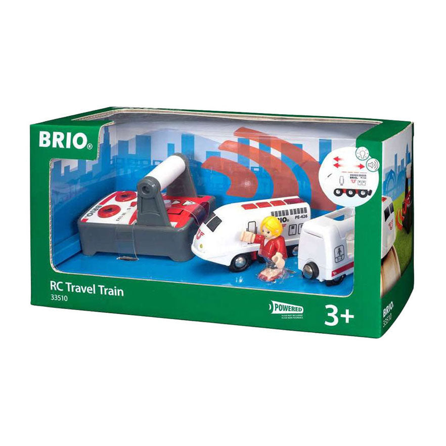 Brio witte rc locomotief met afstandsbediening - 33510 - treinbaanonderdeel