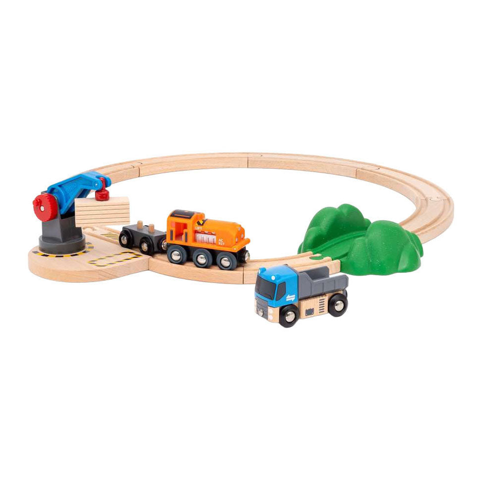 Ravensburger - Brio treinset hijs en laad startset - 14dlg.