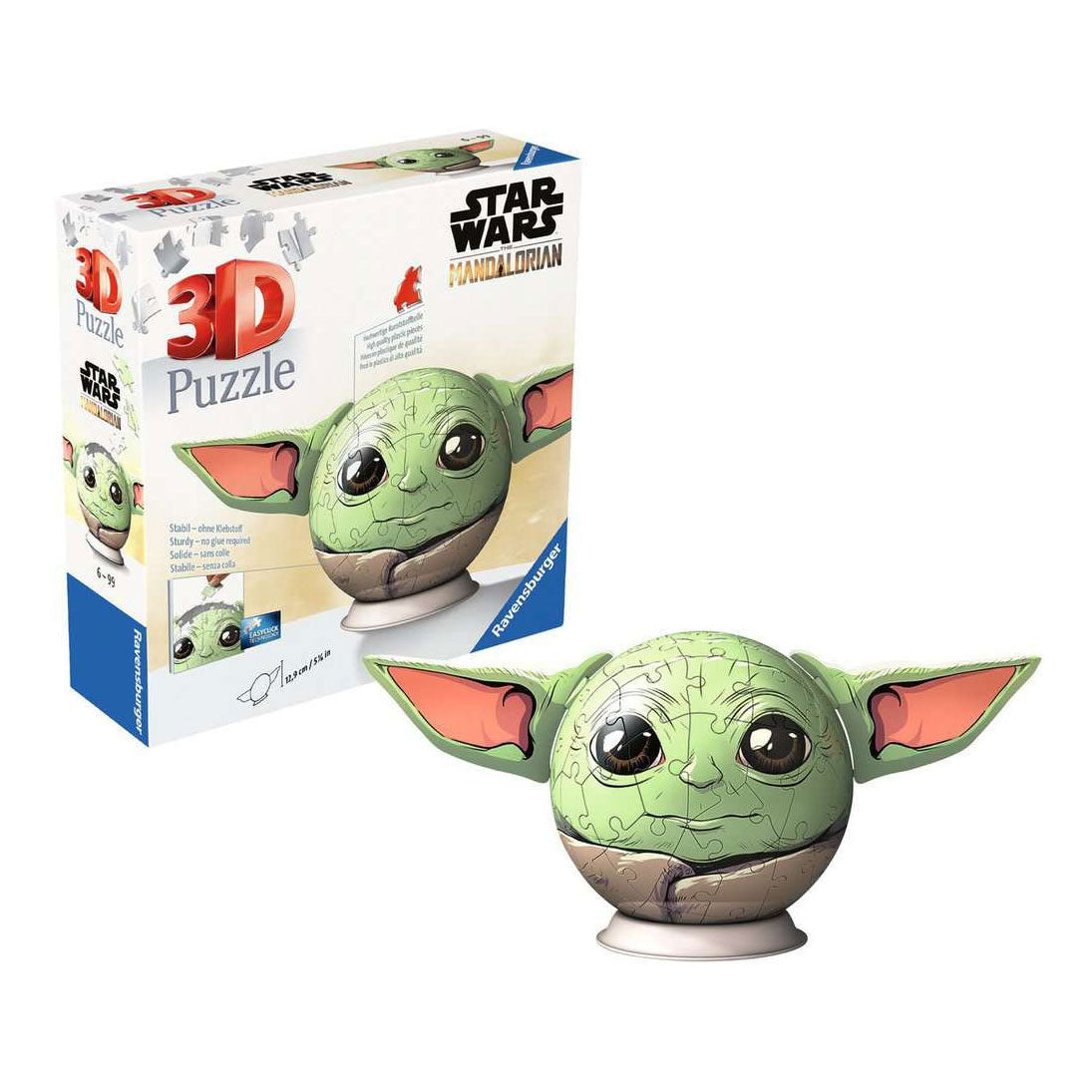 Ravensburger - mandalorian grogu met oren - 3d puzzel