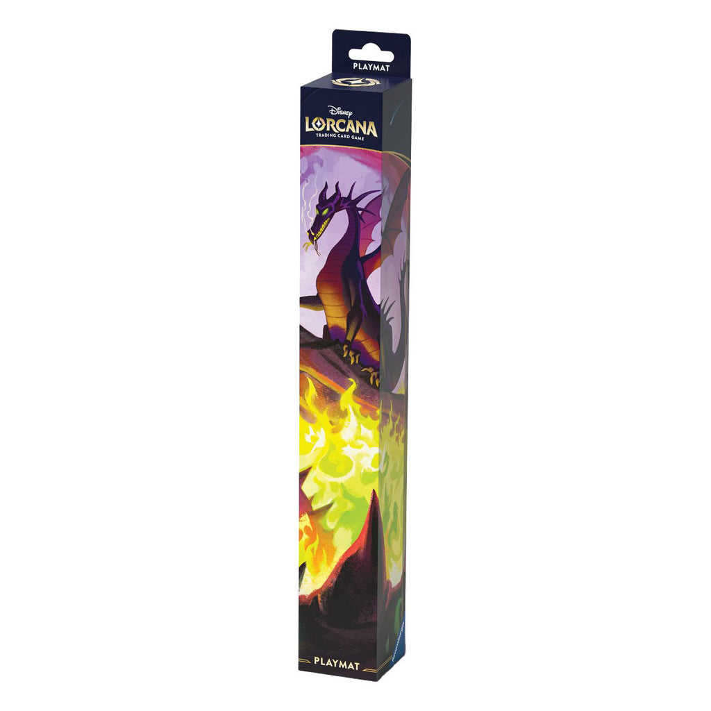 Disney Lorcana - Lorcana tcg: winterspell - playmat dragonfire