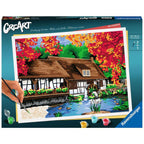 Ravensburger creart schilderen op nummer - molen in blautopf