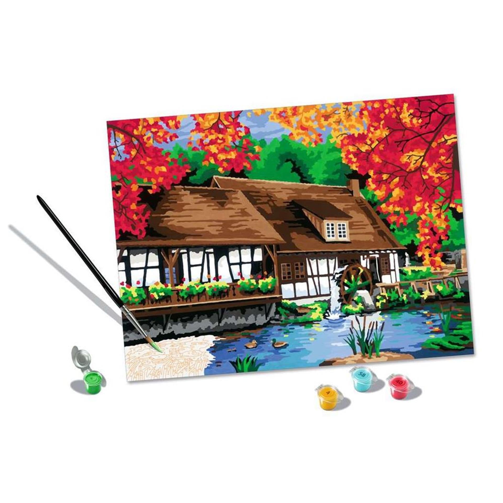 Ravensburger creart schilderen op nummer - molen in blautopf