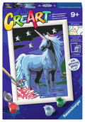 Ravensburger - creart schilderen op nummer - magische eenhoorn