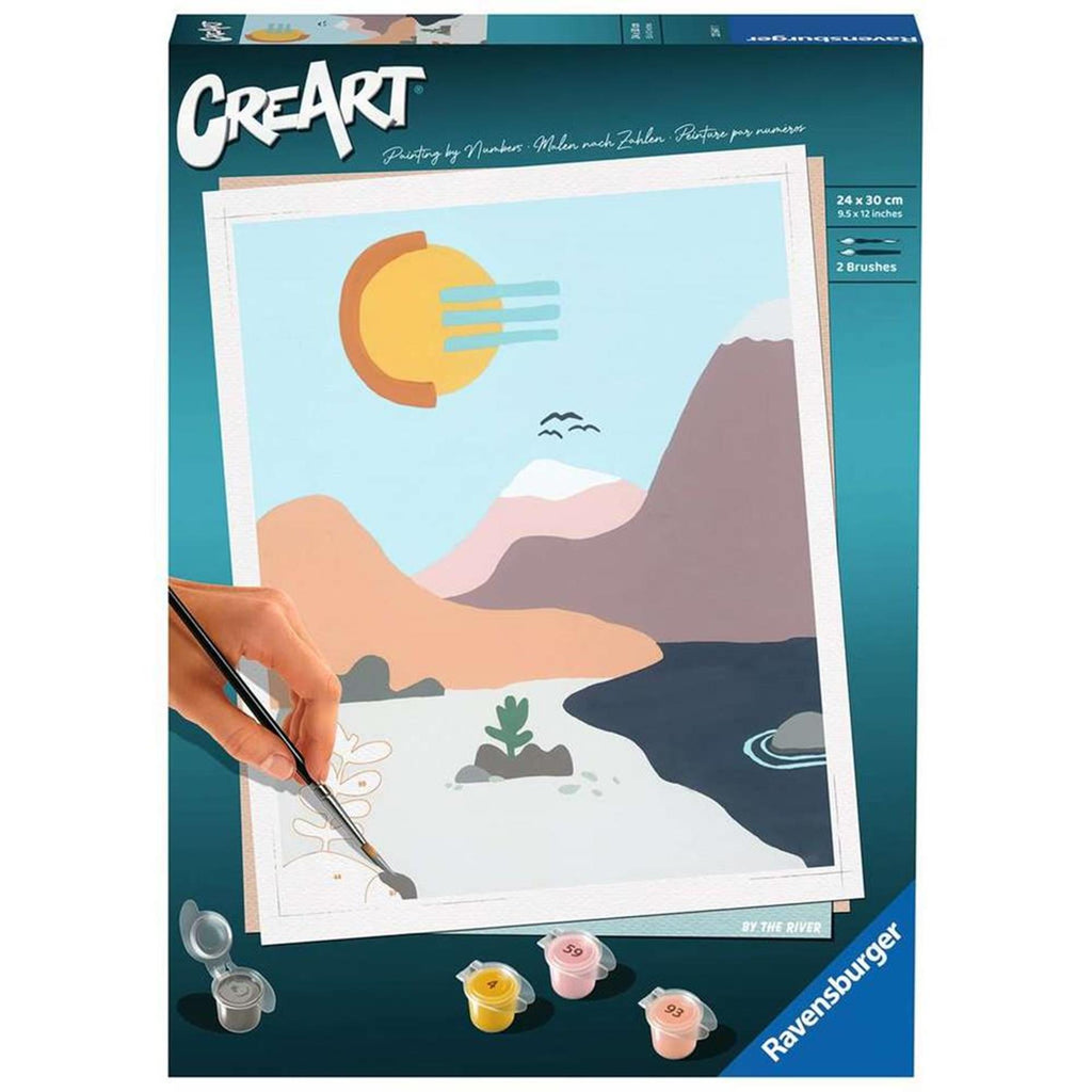 Ravensburger creart schilderen op nummer - by the river