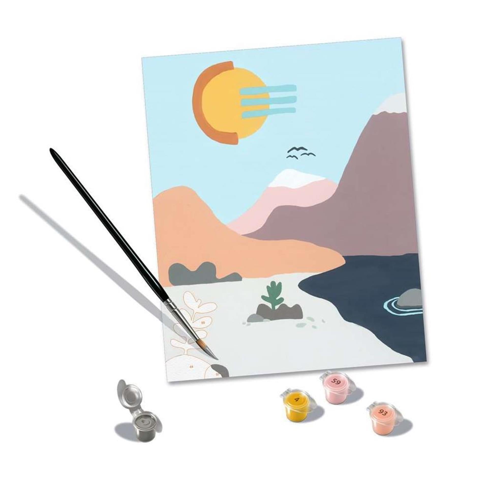 Ravensburger creart schilderen op nummer - by the river