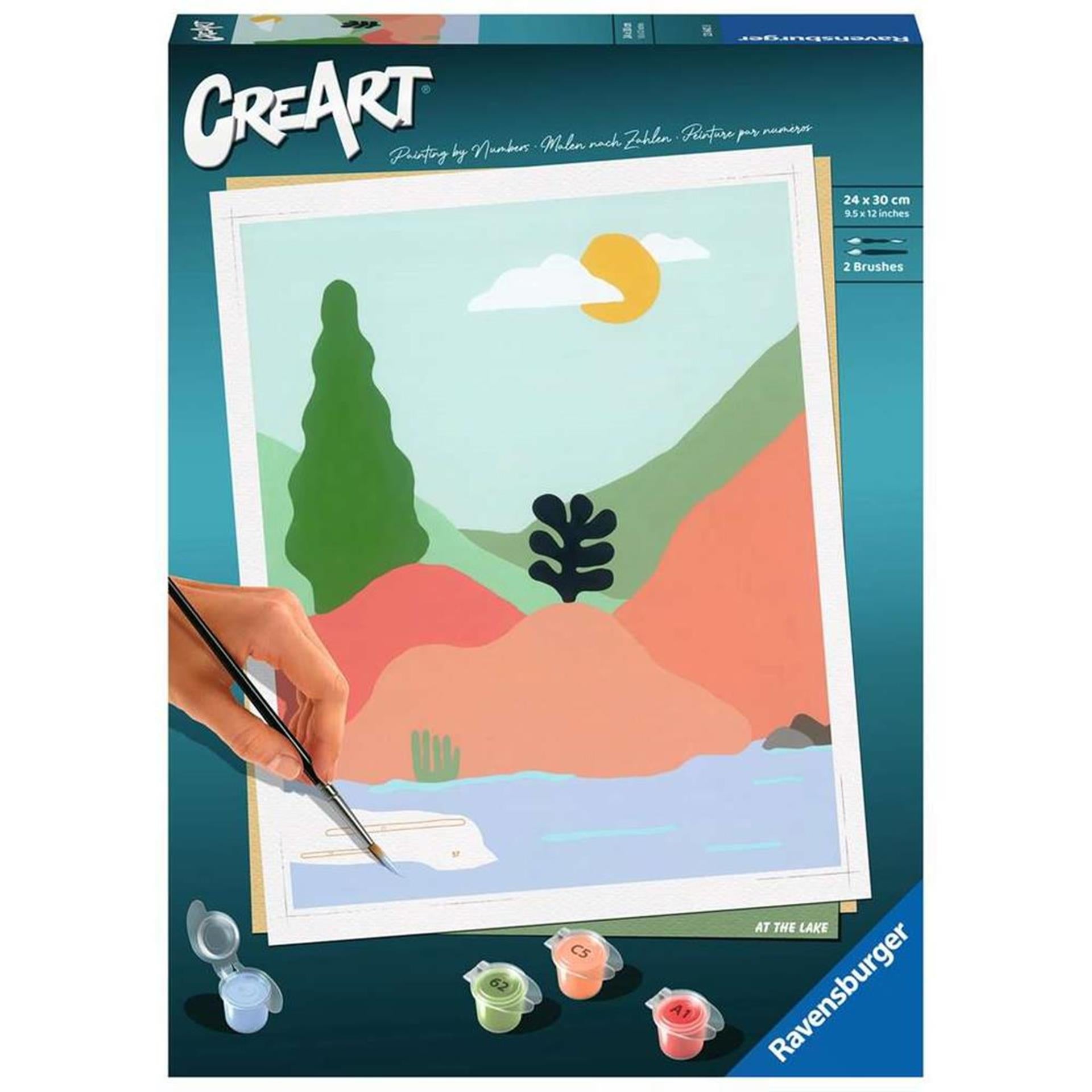 Ravensburger creart schilderen op nummer - at the lake