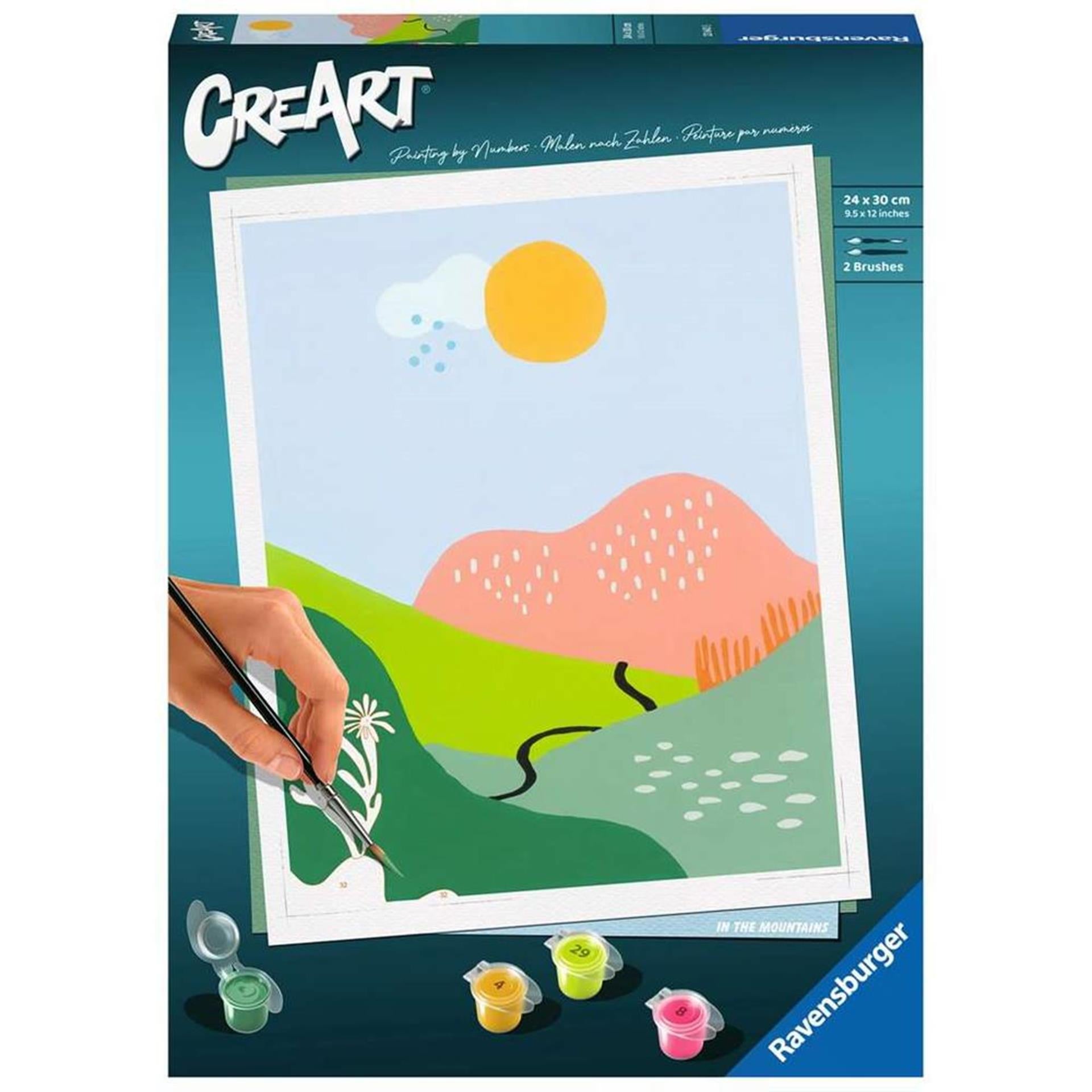 Ravensburger creart schilderen op nummer - in the mountains