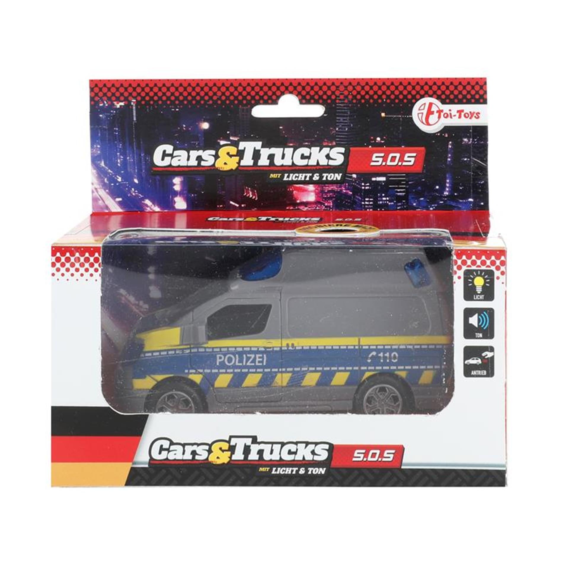 Toi-toys toi toys politiebus 12cm (duitse versie)