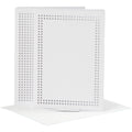 Creativ Company - Creativ Company Https://www.cchobby.nl/kaarten-om-te-borduren-afmeting-kaart-10-5x15-cm-afmeting-envelop-11-5x16-5-cm-wit-6-set-1-doos