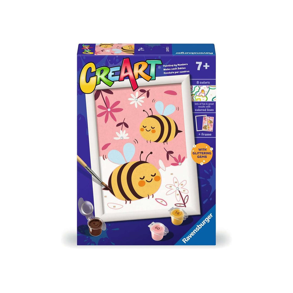 Ravensburger - creart - happy bumblebees - schilderen op nummer