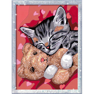 Ravensburger - creart schilderen op nummer - vredige kitten