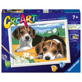 Ravensburger creart beagle puppies