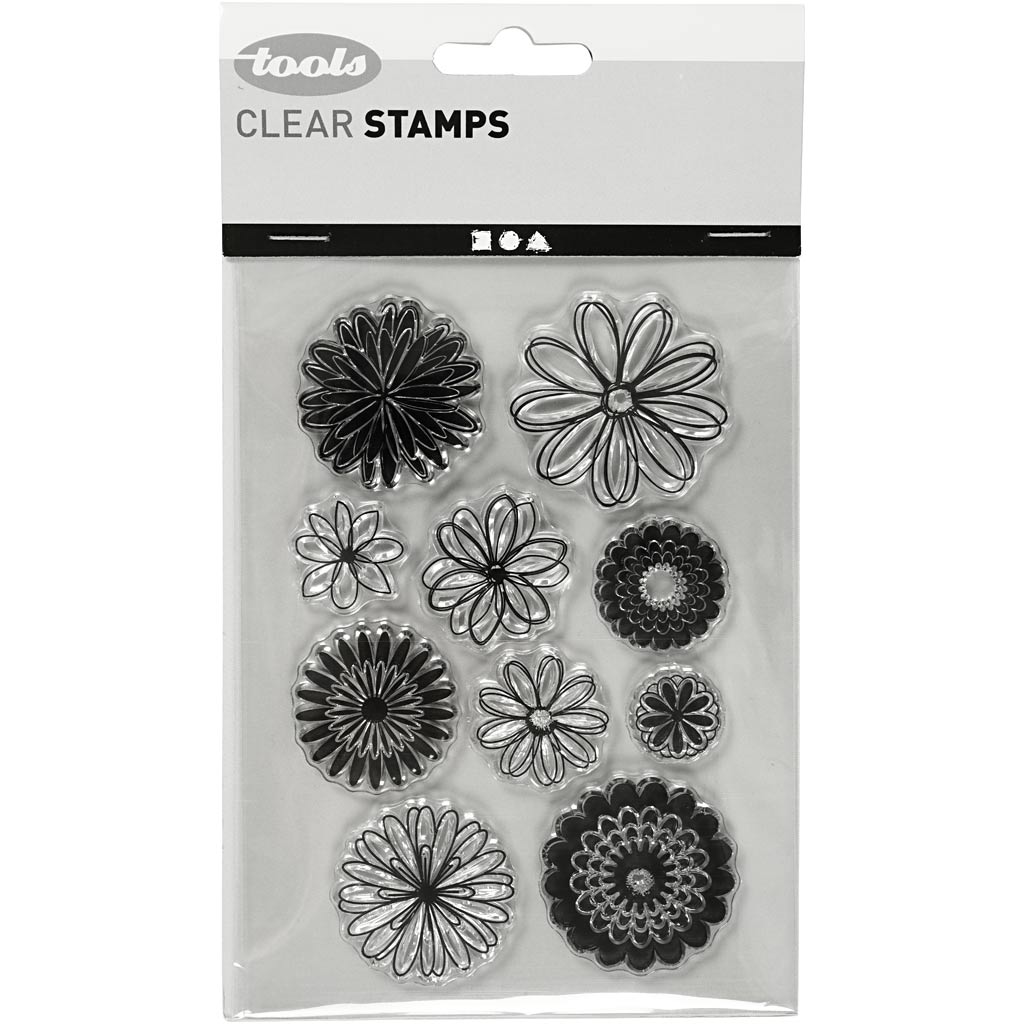 Creativ Company - Creativ Company Https://www.cchobby.nl/silicone-stempels-bloemen-vel-11x15-5-cm-1-vel