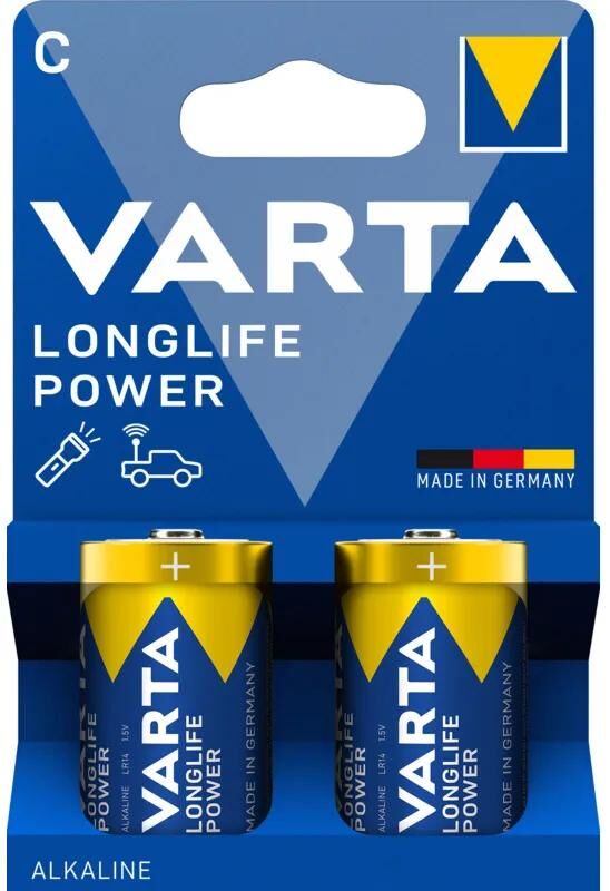 VARTA - VARTA batterie "longlife power - high energy" power baby longlife 2-pack blister c