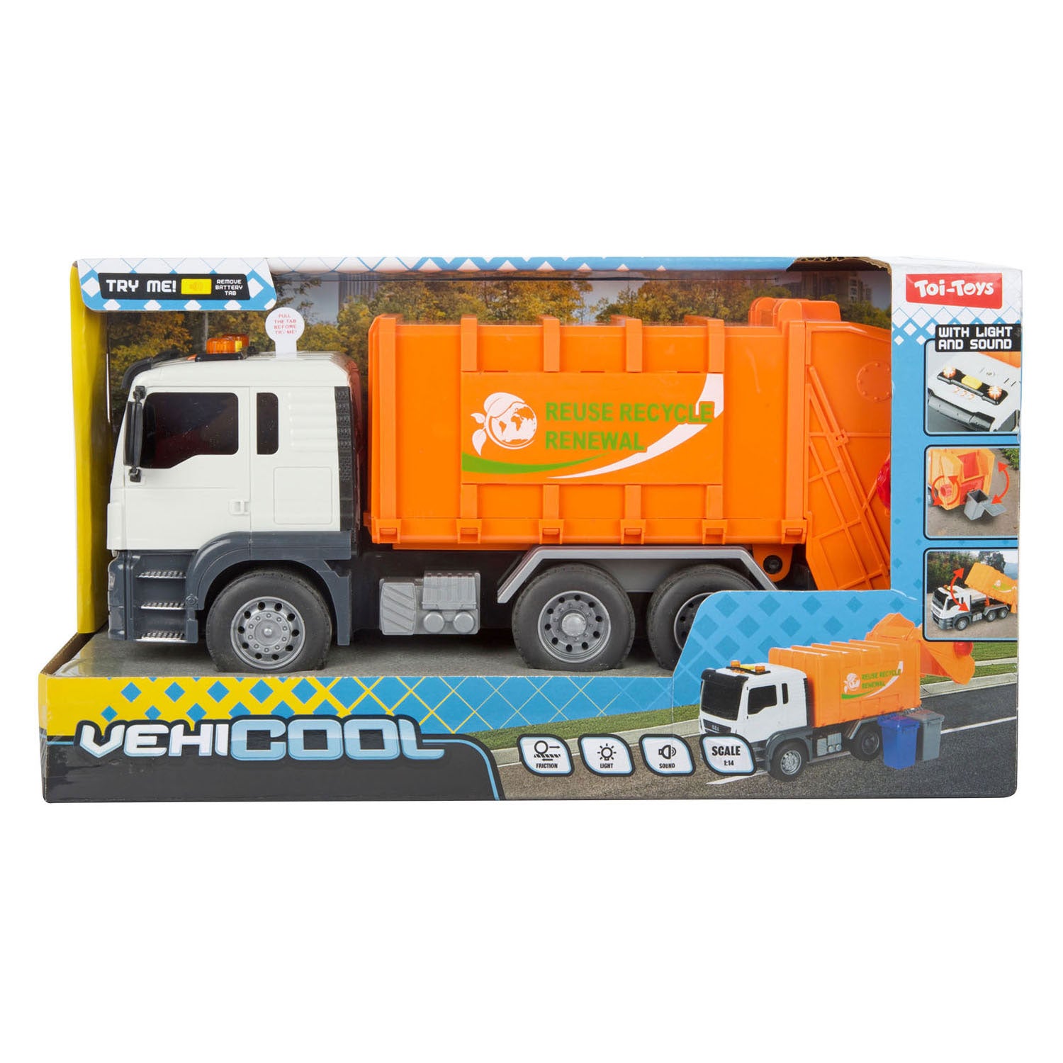 Vehicool - Vehicool vuilniswagen - 21cm