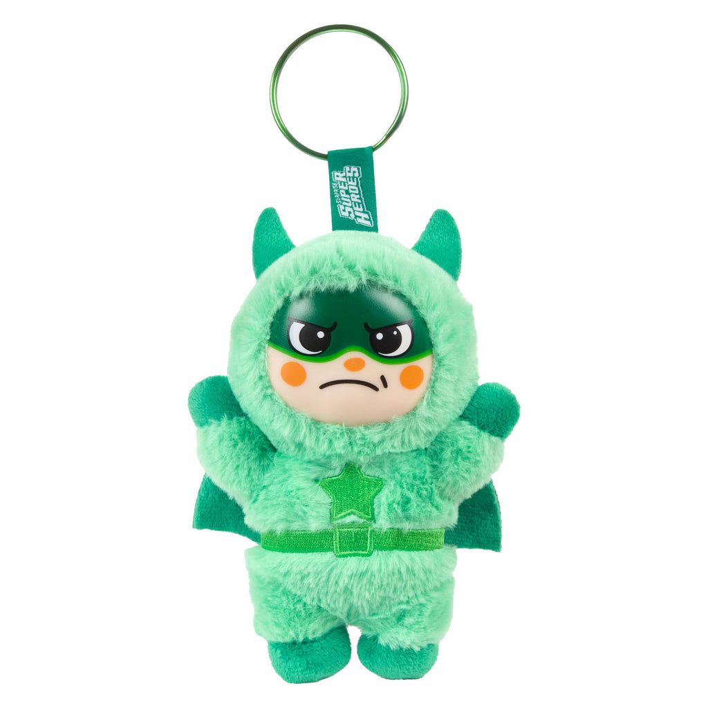 Toi-Toys - Toi-Toys Pluchen figuur sleutelhanger super hero - 16cm
