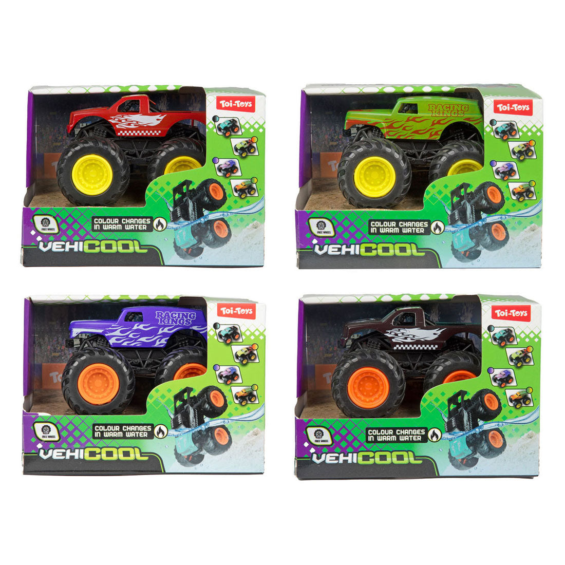Vehicool - Vehicool kleurveranderende monster truck - 85cm